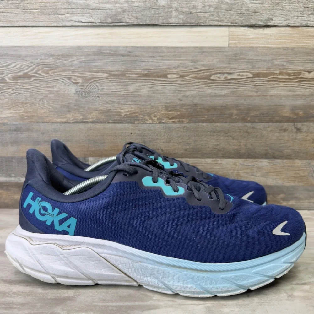 Hoka One One HOKA Arahi 6 Outer Space Mens Size 13 Running Shoes Blue Trainers